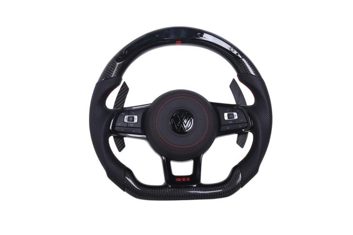 Volkswagen Golf 7 / 7.5 GTI carbon & leder LED sportstuur, Auto-onderdelen, Besturing, Volkswagen, Nieuw, Verzenden