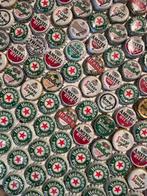 Bierdoppen op witte meubelplaten +/- 5.5 m2, Ophalen, Gebruikt, Overige typen, Overige merken