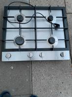Gaskookplaat - 4 pits, Witgoed en Apparatuur, Kookplaten, Gebruikt, Inbouw, Gas, 4 kookzones