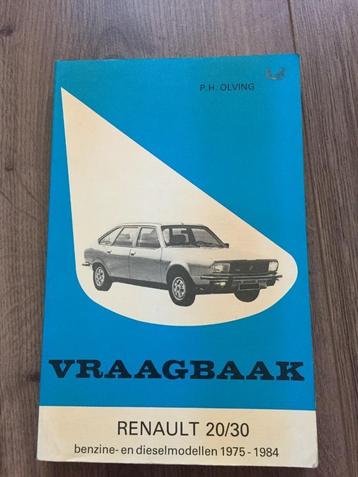 Vraagbaak Renault 20 30 beschikbaar voor biedingen