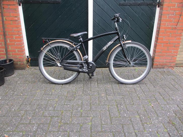 26 inch alpina,zgan,3 versn,hand- tt rem,verl,44 cm, Fietsen en Brommers, Fietsen | Jongens, Zo goed als nieuw, 26 inch of meer