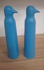 Set van 2 blauwe Ikea keramiek pinguïns. Katarina Brieditis., Antiek en Kunst, Kunst | Designobjecten, Ophalen of Verzenden
