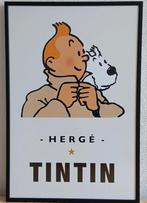 TinTin _Kuifje -Hergé- Art,, Rechthoekig Staand, Met lijst, Nieuw, Ophalen of Verzenden