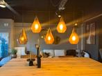 Hanglamp met 5 lichtbronnen Showroom Glas €299,- Nu €149,-, Ophalen, Zo goed als nieuw, Glas, Minder dan 50 cm
