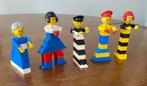Lego 2 X 5 Vintage Figuren + voorbeeldposter reserve hoofden, Kinderen en Baby's, Speelgoed | Duplo en Lego, Ophalen of Verzenden