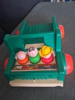 Vintage fisherprice vrachtwagen met chauffeur en passagiers, Ophalen of Verzenden, Gebruikt, Auto of Voertuig
