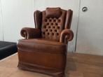 Klassieke Chesterfield Fauteuil - Mol & Geurts, Gebruikt, Chesterfield, Ophalen of Verzenden, 75 tot 100 cm