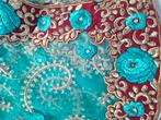 Indiase Saree, Maat 38/40 (M), Overige typen, Nieuw, Ophalen of Verzenden