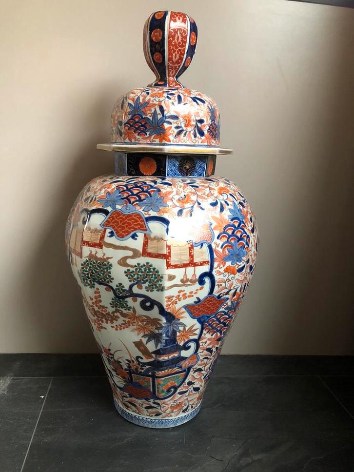 Chinese Imari vaas 77 cm, Antiek en Kunst, Antiek | Vazen, Ophalen