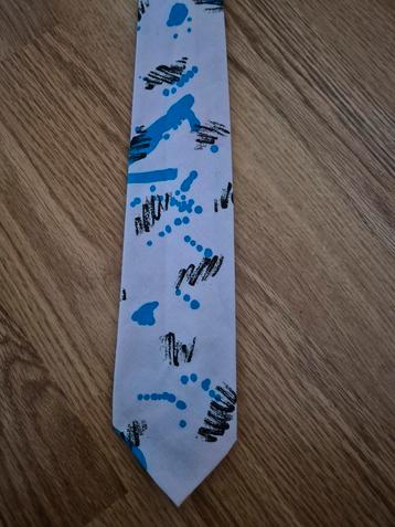 Roze met blauwe jaren 80 stropdas ***zgan***

 beschikbaar voor biedingen