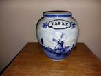 Mooie tabak pot vaas Delfts blauw, Ophalen of Verzenden