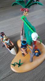 Playmobil palmboomeilandje met indianen, Gebruikt, Ophalen of Verzenden