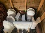 Wandcloset 3 x wc pot villeroy & boch 2x fonteintje 1x wasta, Doe-het-zelf en Verbouw, Sanitair, Ophalen, Zo goed als nieuw, Toilet