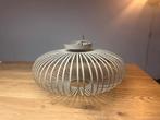 Beige metalen plafondlamp, Huis en Inrichting, Ophalen of Verzenden, Gebruikt, Metaal