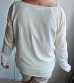 Les essentiels M/L crème truitje met zijde, Ophalen of Verzenden, Zo goed als nieuw, Beige