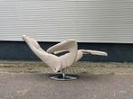 Nette leren topform relax fauteuil / relax stoek op accu L, Huis en Inrichting, Fauteuils, Ophalen, Minder dan 75 cm, Zo goed als nieuw