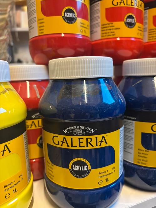 NIEUW Galeria acrylverf 1liter potten, Hobby en Vrije tijd, Schilderen, Nieuw, Acrylverf, Ophalen