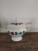 Boerenbont Soepterrine met Lepel - Onbeschadigd, Antiek en Kunst, Ophalen of Verzenden