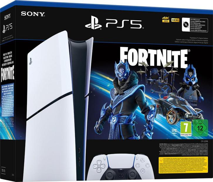 PS5 Slim Digital Edition, Spelcomputers en Games, Spelcomputers | Sony PlayStation 5, Zo goed als nieuw, Playstation 5 Digital