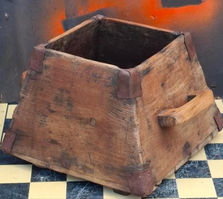 Chinese rijstemmer. Hout. Ca 1850/1900. 33/23 cm., Antiek en Kunst, Curiosa en Brocante, Ophalen
