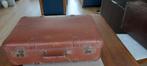 2 antieke leren Koffers, Ophalen, Gebruikt, Slot, Leer