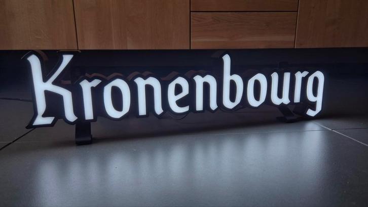 Kronenbourg Bier LED Lichtreclame NIEUW, Verzamelen, Biermerken, Nieuw, Overige typen, Overige merken, Ophalen of Verzenden