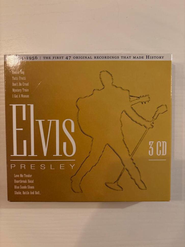 #443 Elvis Presley - The First 47 Original Recordings (3CD), Verzamelen, Muziek, Artiesten en Beroemdheden, Nieuw, Cd of Plaat