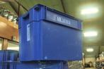 Stapelbak blauw 395 x 295 x 285, Ophalen, Gebruikt