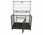 Hondenbench Strong Heavy Duty met Opvangplaat en wieltjes, Ophalen of Verzenden, Nieuw