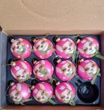 Partij van 65 glazen honden kerstballen nieuw 8 cm, Diversen, Kerst, Ophalen, Nieuw