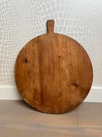 Brocante broodplank, Ophalen, Gebruikt, Rond, Hout