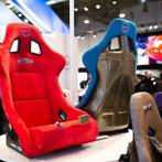 NRG Ultra Kuipstoel - alcantara (Rood Blauw Zwart), Auto diversen, Tuning en Styling, Ophalen of Verzenden