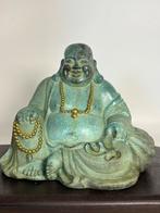 Happy Boeddha beeld brons China, Ophalen of Verzenden