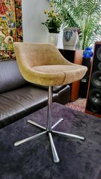 Design Draaifauteuil Wedding-stoel Mid century, Ophalen, 60 tot 90 cm, Zo goed als nieuw, 1 kruk