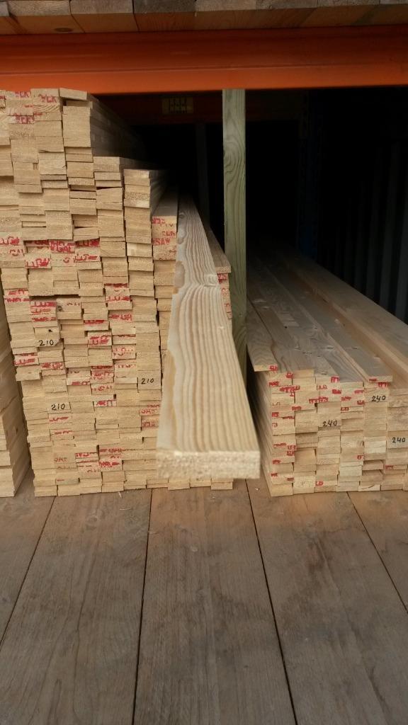 Aftimmerhout, afwerklatten, koplatten, bollatten, etc., Doe-het-zelf en Verbouw, Plinten en Afwerking, Nieuw, Overige materialen