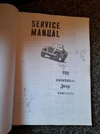 Jeep Universal Service Manual, Ophalen of Verzenden