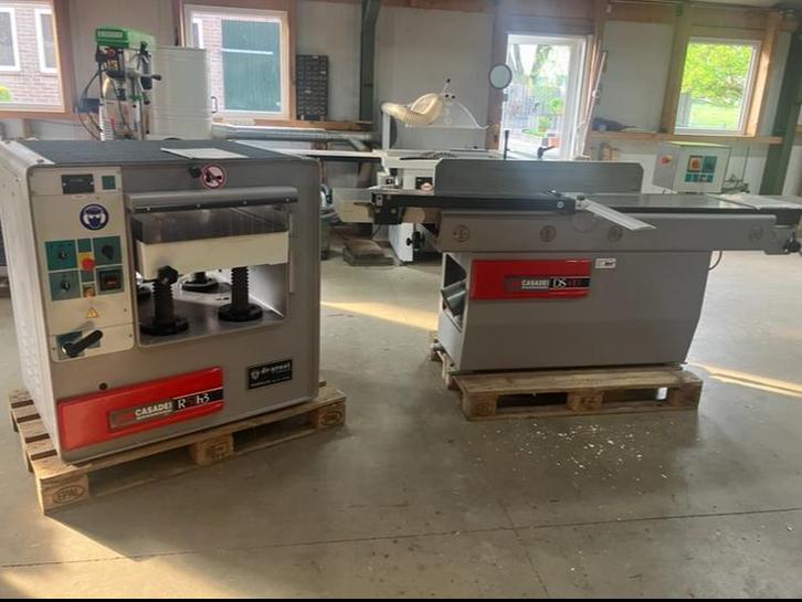 Set vlakbank vandiktebank Ce Casadei, Doe-het-zelf en Verbouw, Schaafmachines, Zo goed als nieuw, Ophalen of Verzenden