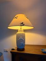 2 Antieke keramische lamp met bloemenkap - Sfeervol & Uniek, Ophalen