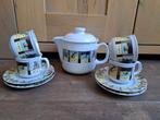 Kop en schotels & thee/koffiepot Aap Noot Mies Jet Steege, Ophalen of Verzenden