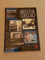 Sony beeld en geluid catalogus najaar 1988, Ophalen of Verzenden, Overige typen