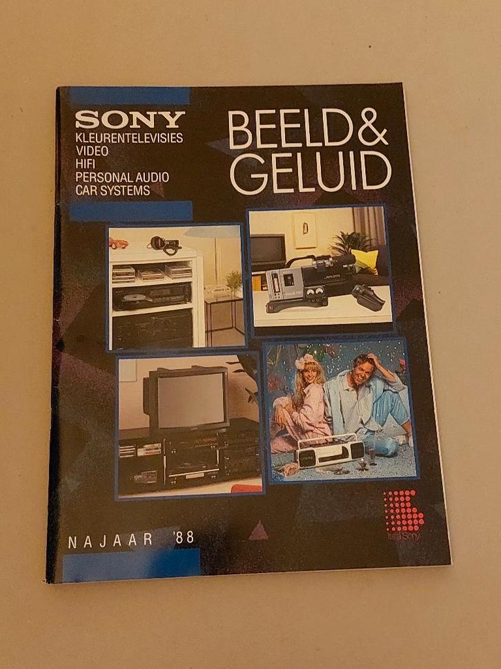 Sony beeld en geluid catalogus najaar 1988, Verzamelen, Elektronische Apparatuur, Overige typen, Ophalen of Verzenden