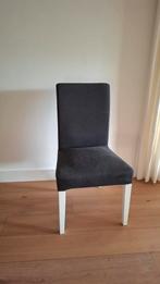 4 eetkamerstoelen van IKEA, Ophalen, Wit, Stof, Vier