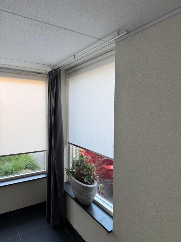 Intersteel gordijnrail roede Silver Brush 2 lengtes, Huis en Inrichting, Stoffering | Gordijnen en Lamellen, Zo goed als nieuw
