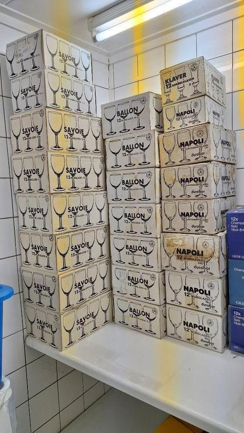 glazen / glaswerk horeca - durobor, Huis en Inrichting, Keuken | Servies, Gebruikt, Glas of Glazen, Overige stijlen, Glas, Ophalen