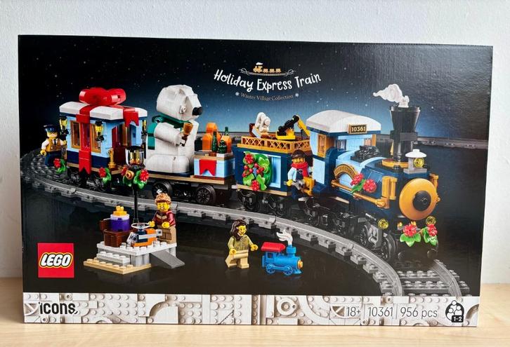 Lego Icons 10361 Holiday Express Train Nieuw, Kinderen en Baby's, Speelgoed | Duplo en Lego, Nieuw, Lego, Complete set, Ophalen of Verzenden