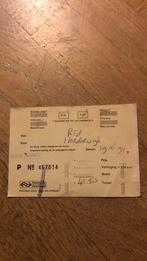 Treinkaartje 1994 in de trein gekocht, Ophalen of Verzenden, Zo goed als nieuw, Trein, Boek of Tijdschrift