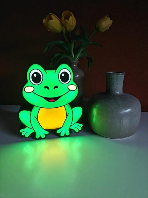 lightbox/lichtbox kikker, Huis en Inrichting, Lampen | Tafellampen, Nieuw, Minder dan 50 cm, Kunststof, Overige materialen, Ophalen of Verzenden