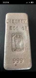Laatste 500 gram 999 zilver liberty baar zilver, Ophalen of Verzenden, Zilver
