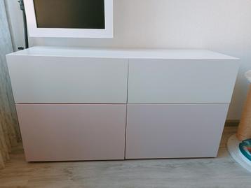 Ikea Besta kastje met 2 lades en 2 deuren - afbeelding 2