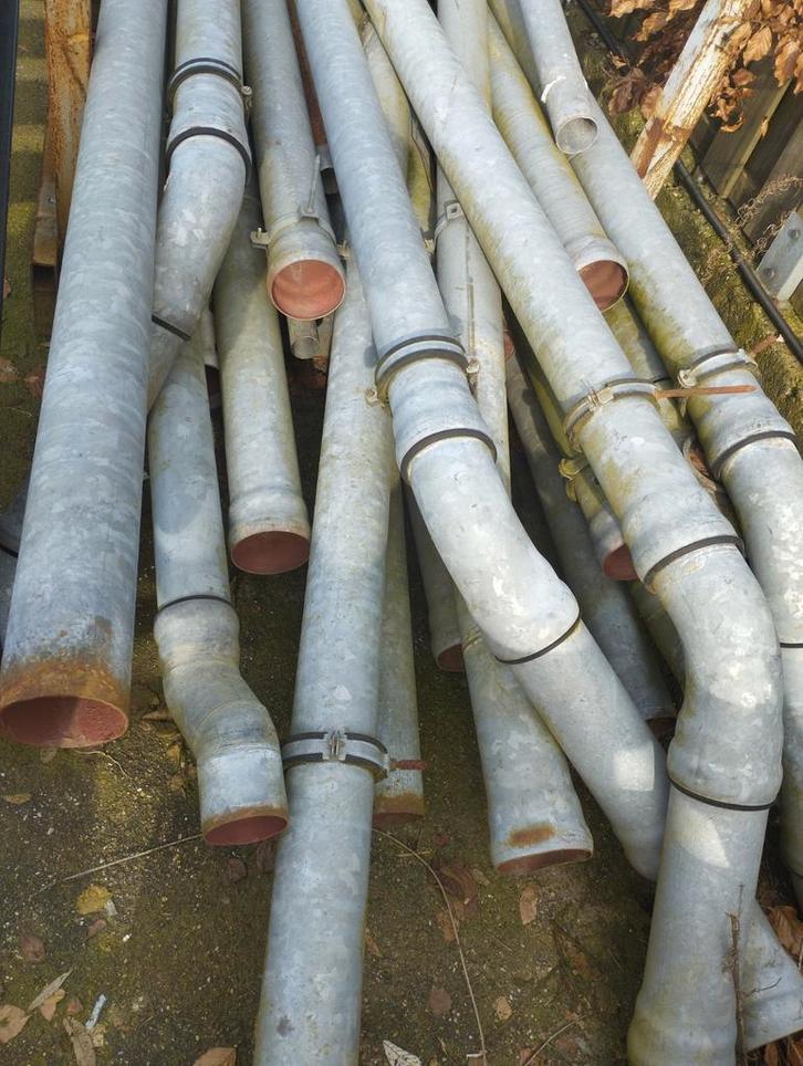 Afvoerbuizen, Doe-het-zelf en Verbouw, Buizen en Afvoer, Gebruikt, Minder dan 2 meter, 80 mm of meer, Ophalen